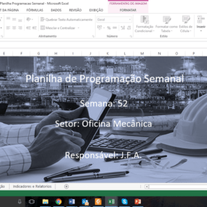Planilha de Programação Semanal