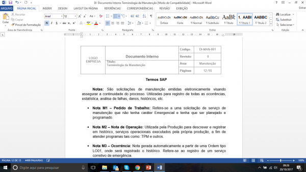 Ebook DI  Documento Interno Terminologia da Manutenção - Image 4